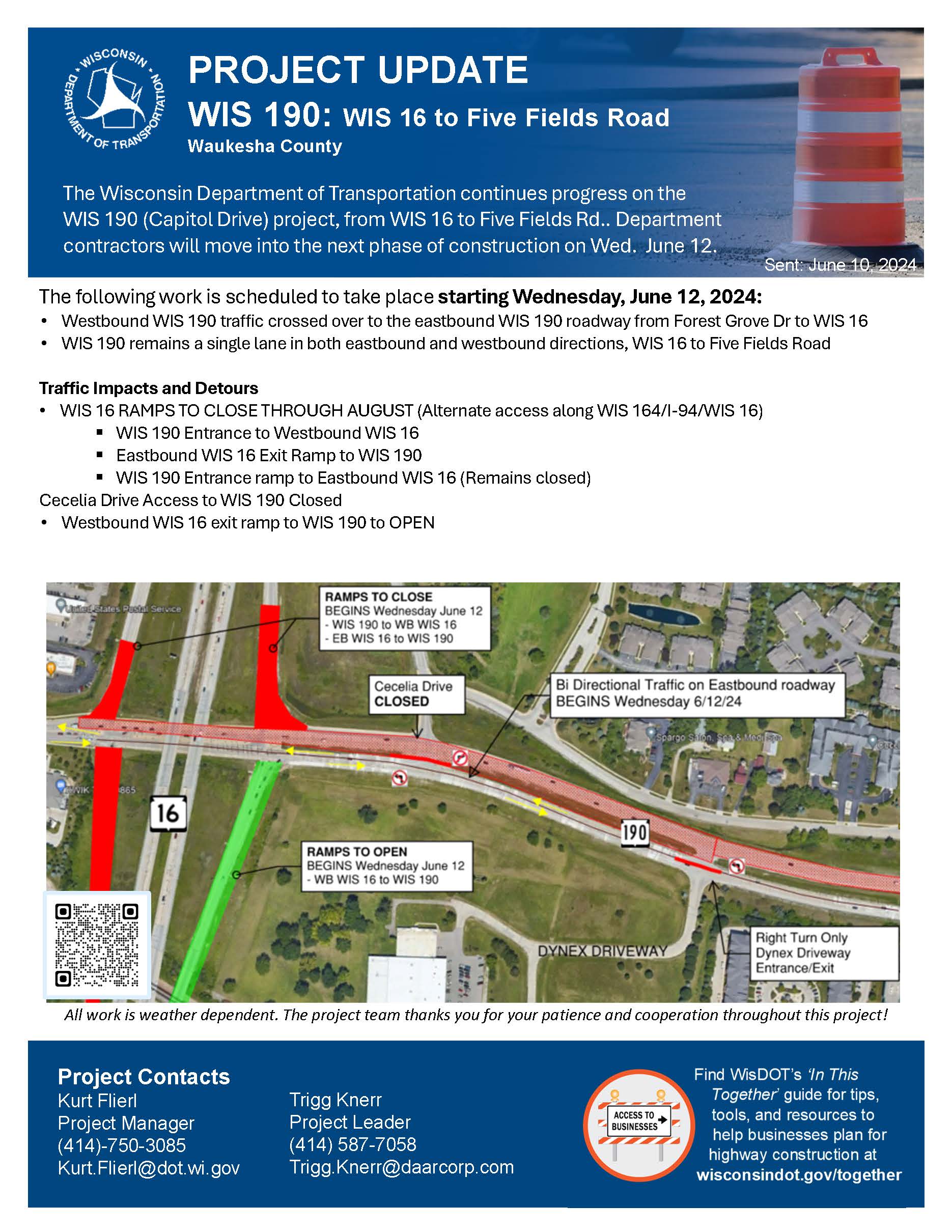 Capitol Drive Project Update June 12 2024