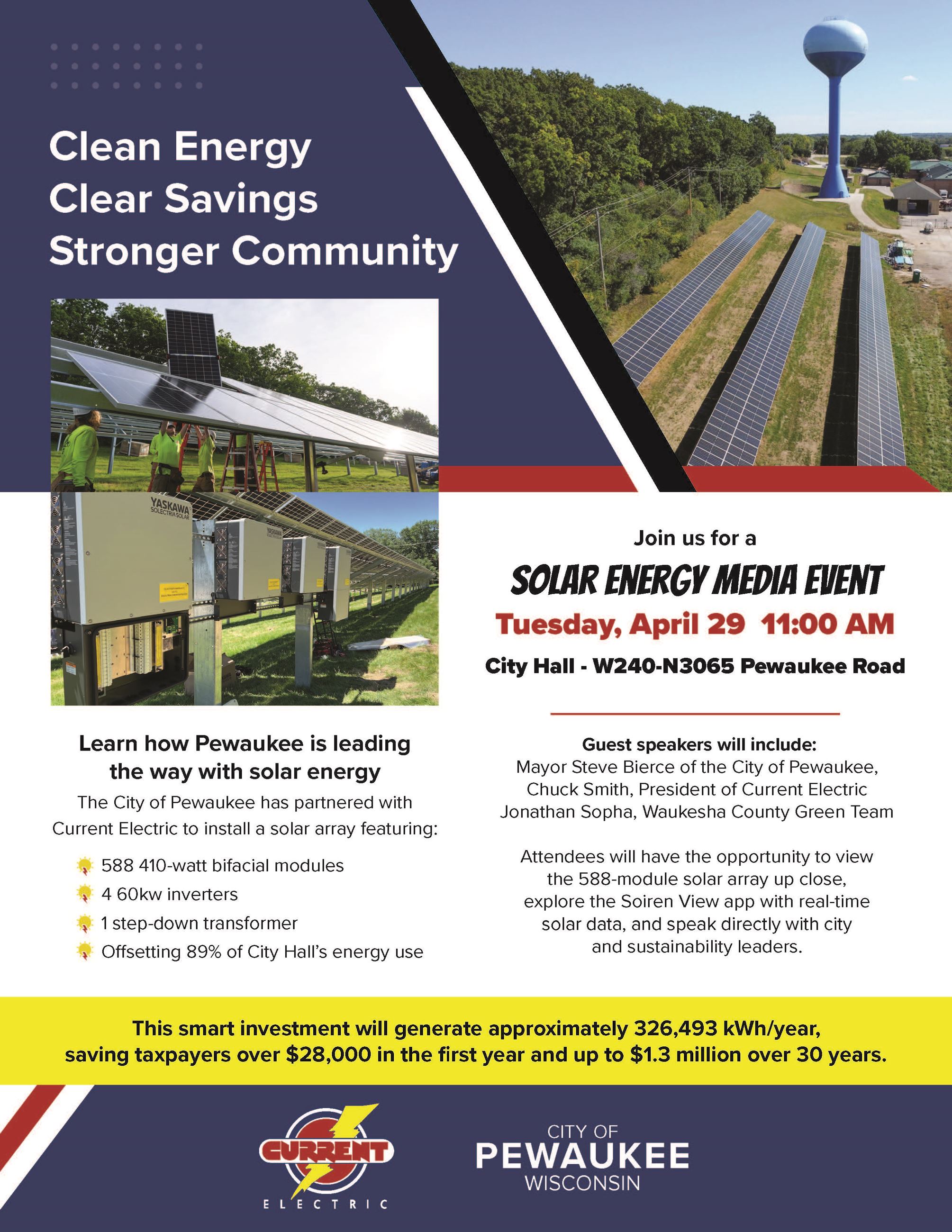 Learn how Pewaukee worked with Current Electric to install solar energy